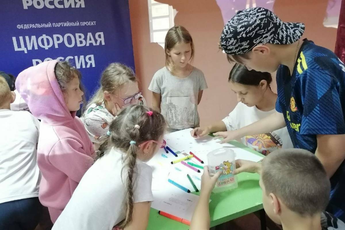 «День цифры» прошел в детском оздоровительном лагере «Дружба» в Верховажье