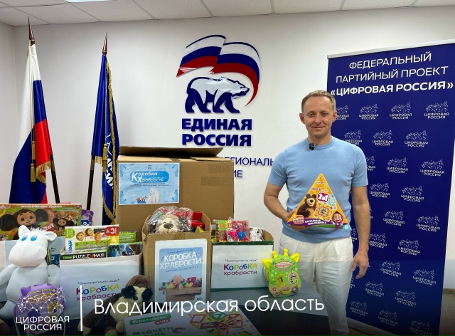 «Цифровая Россия» во Владимирской области завершила сбор подарков в рамках Всероссийской акции «Коробка храбрости»